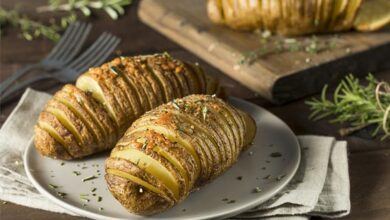 Hasselback kartofler