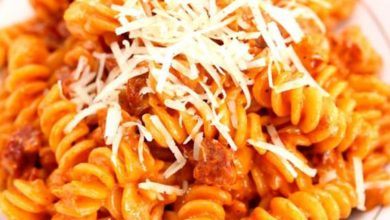 Svensk pølseret med pasta