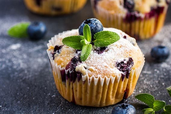 til eksil sten acceptabel Blåbær muffins - En nem og hurtig opskrift på saftig og fantastisk muffins